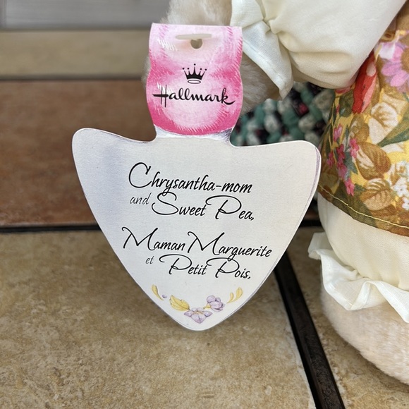🌸3 for $18🌸 Mother’s Day Hallmark Chrysantha-mom and Sweet Pea Plush Teddy Vntge - Picture 3 of 9